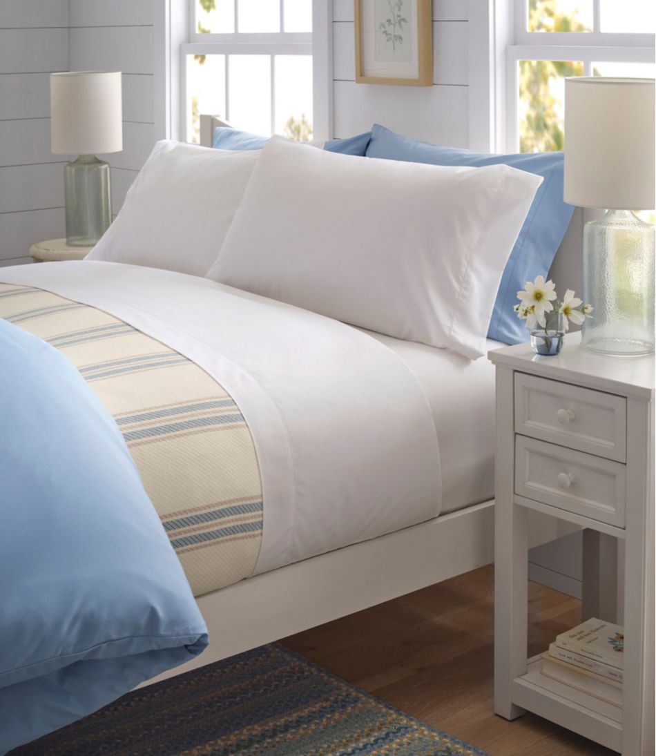 L.L.Bean Outlet | 280-Thread-Count Pima Cotton Percale Sheet Set