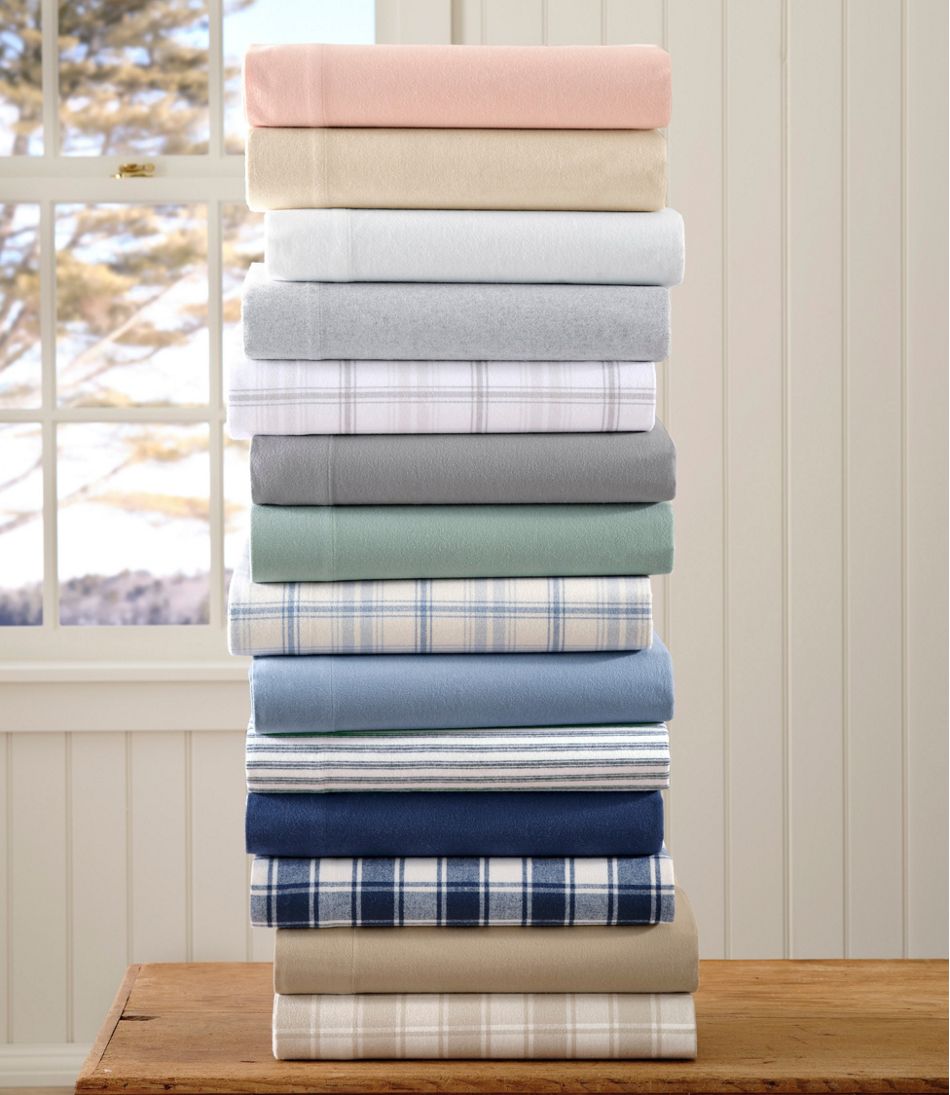 L.L.Bean Online | Ultrasoft Comfort Flannel Sheet Set, Plaid