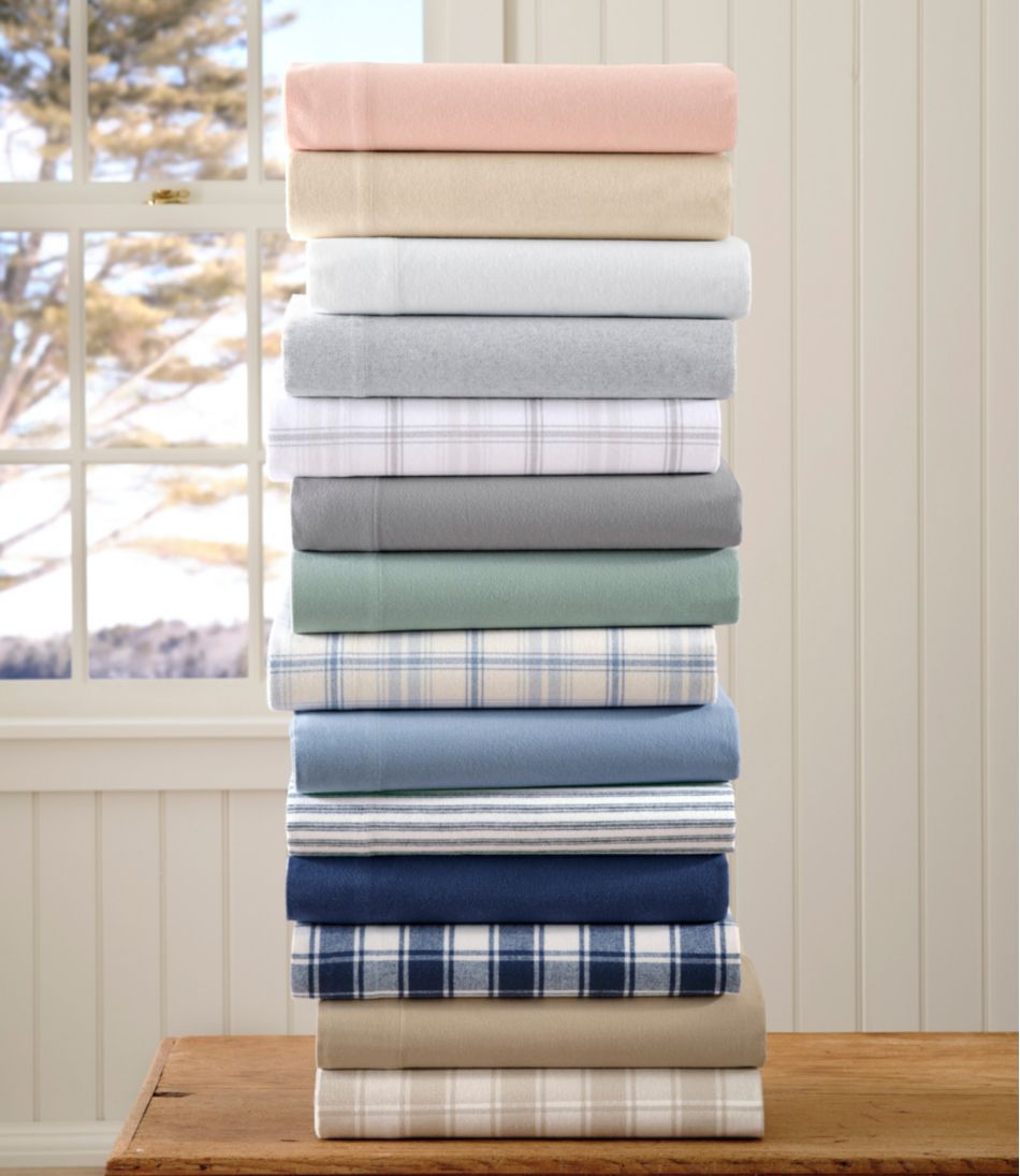 L.L.Bean Discount | Ultrasoft Comfort Flannel Sheet Set, Stripe