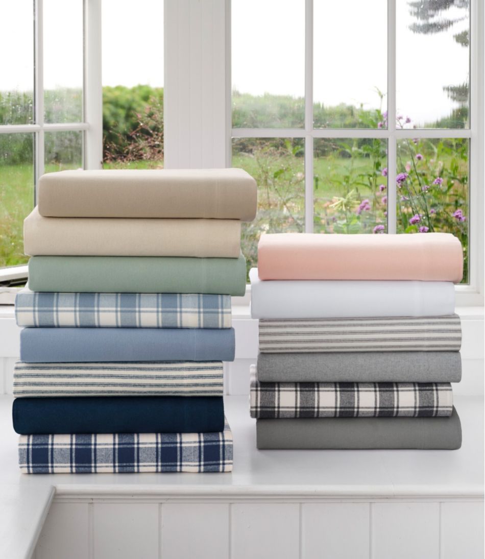 L.L.Bean Outlet | Ultrasoft Comfort Flannel Sheet, Flat