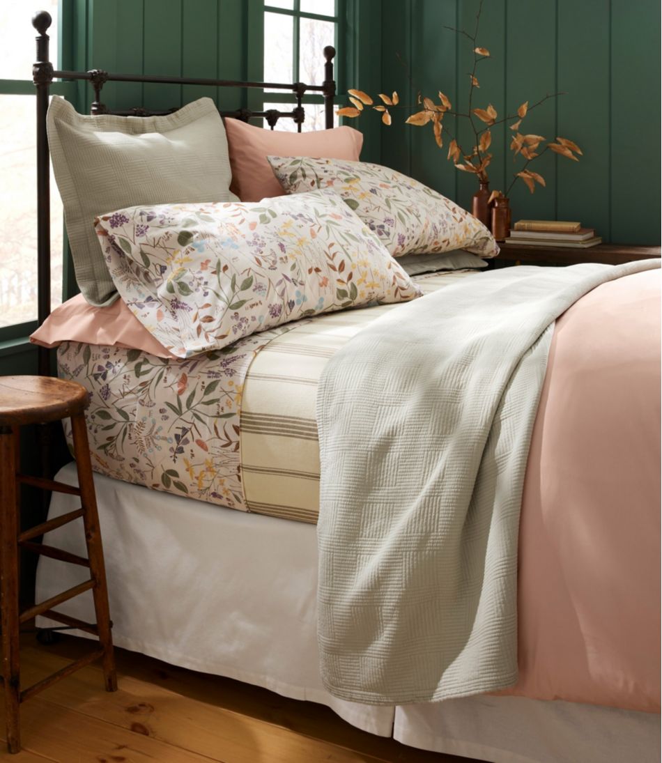L.L.Bean On Sale | 280-Thread-Count Pima Cotton Percale Comforter Cover Collection