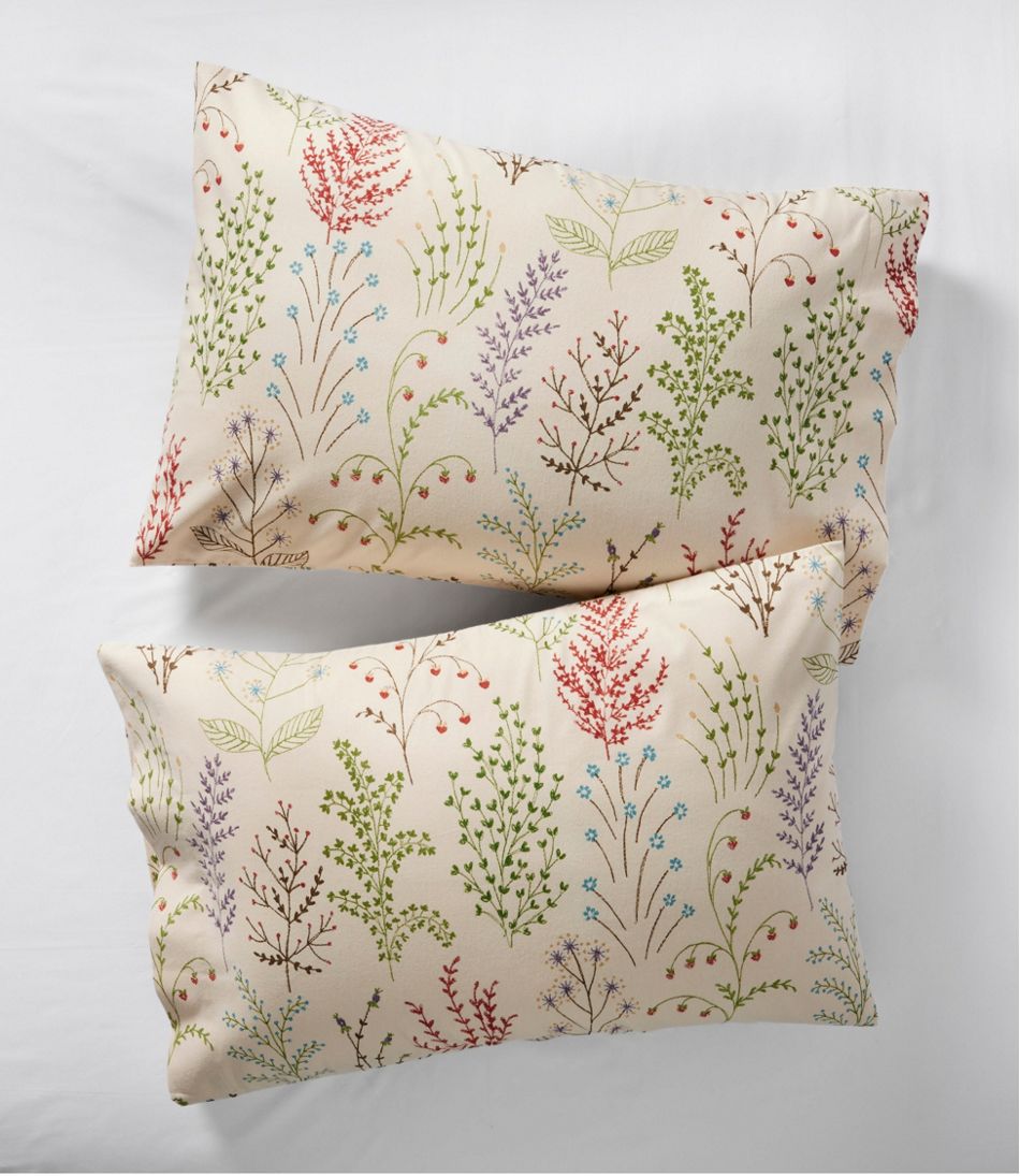 L.L.Bean US | Botanical Floral Flannel Sheet Collection
