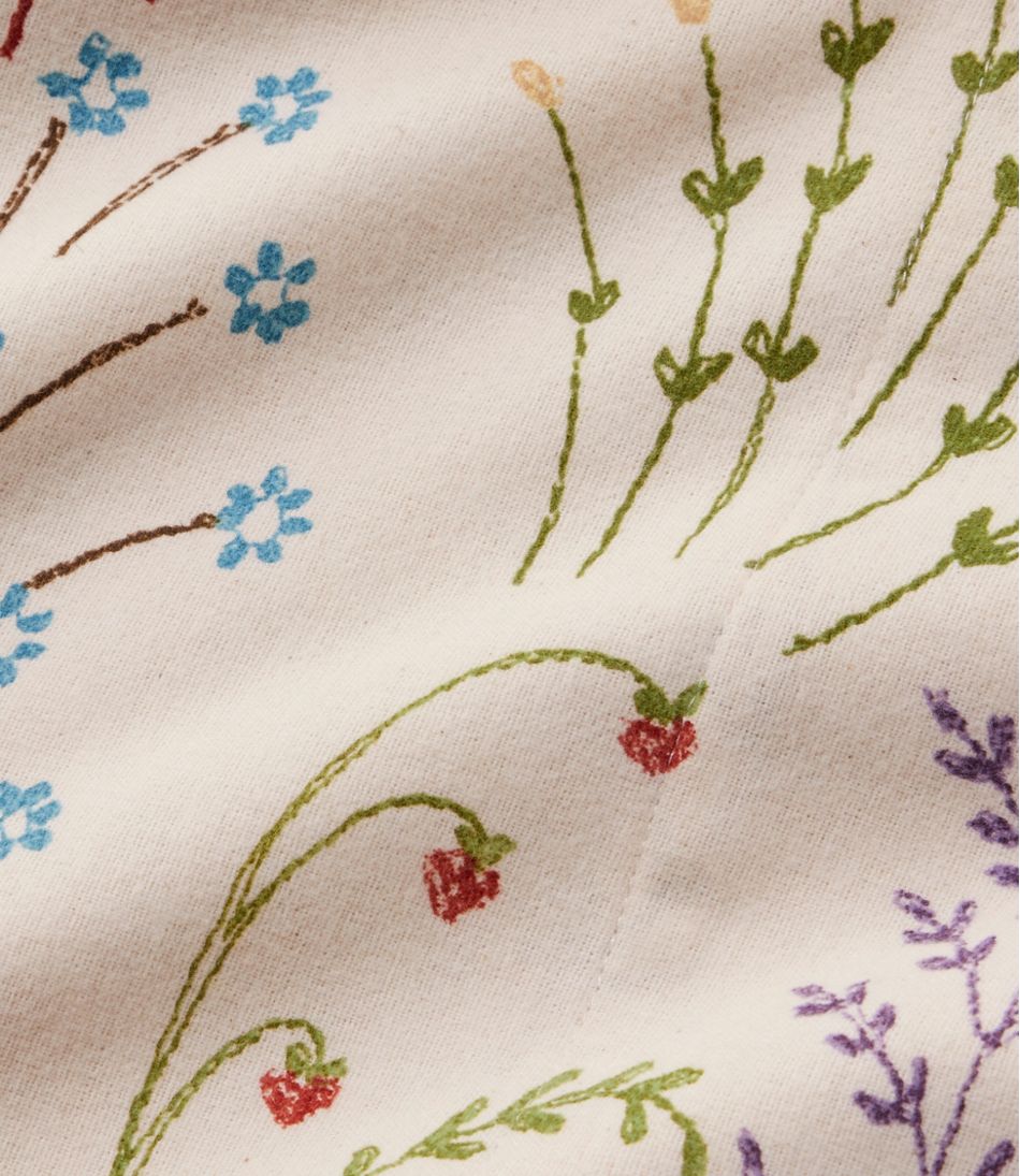 L.L.Bean US | Botanical Floral Flannel Sheet Collection