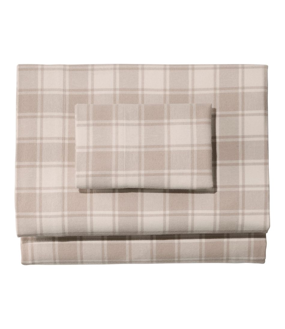 L.L.Bean Discount | Ultrasoft Comfort Flannel Sheet Set, Check