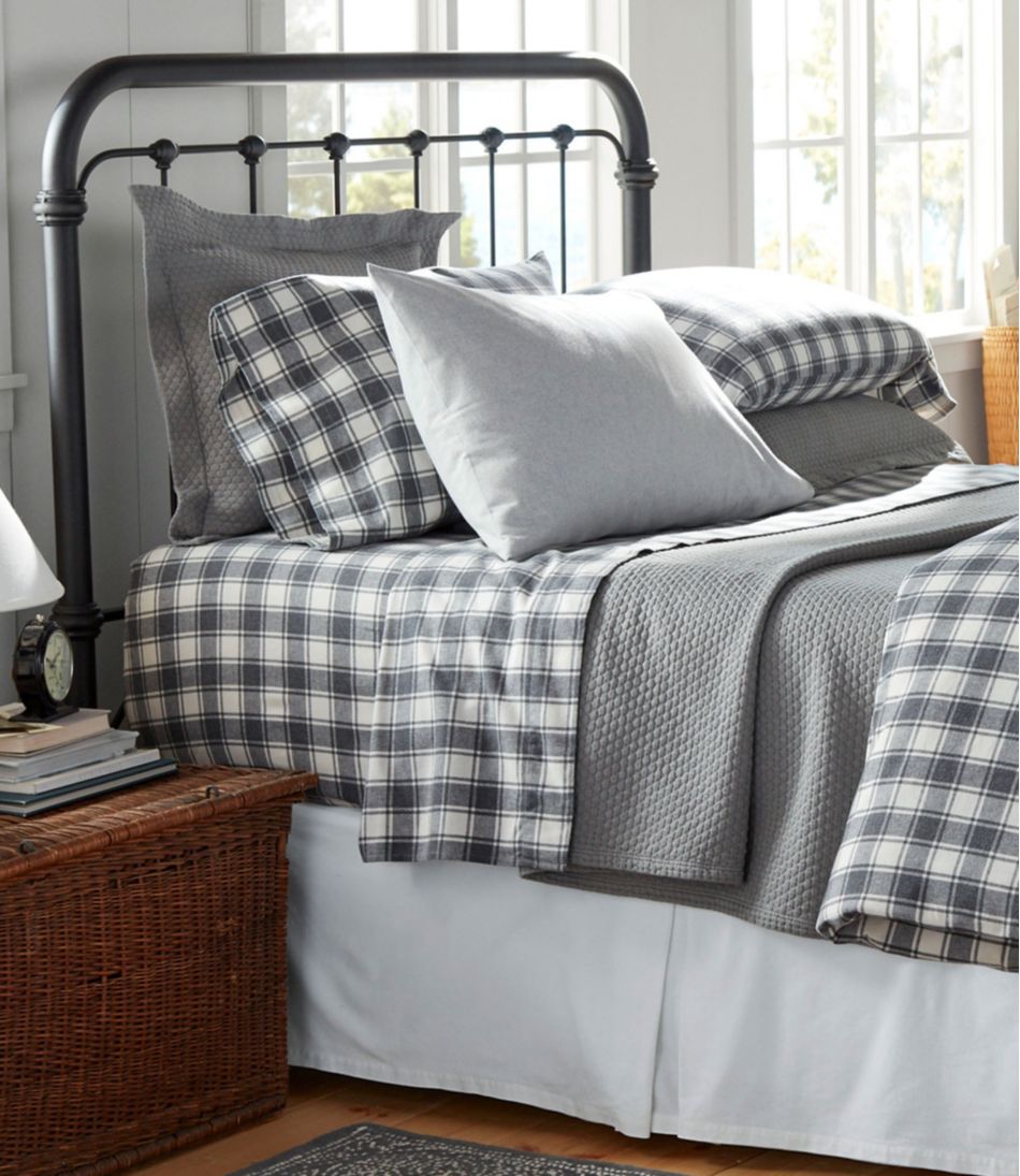 L.L.Bean Discount | Ultrasoft Comfort Flannel Sheet Set, Check