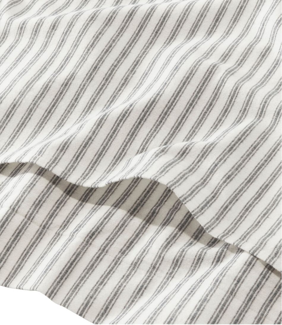 L.L.Bean New | Ultrasoft Comfort Flannel Comforter Cover Collection, Stripe