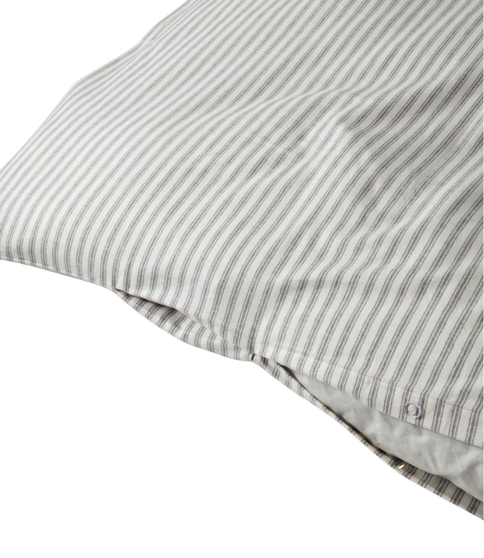 L.L.Bean New | Ultrasoft Comfort Flannel Comforter Cover Collection, Stripe
