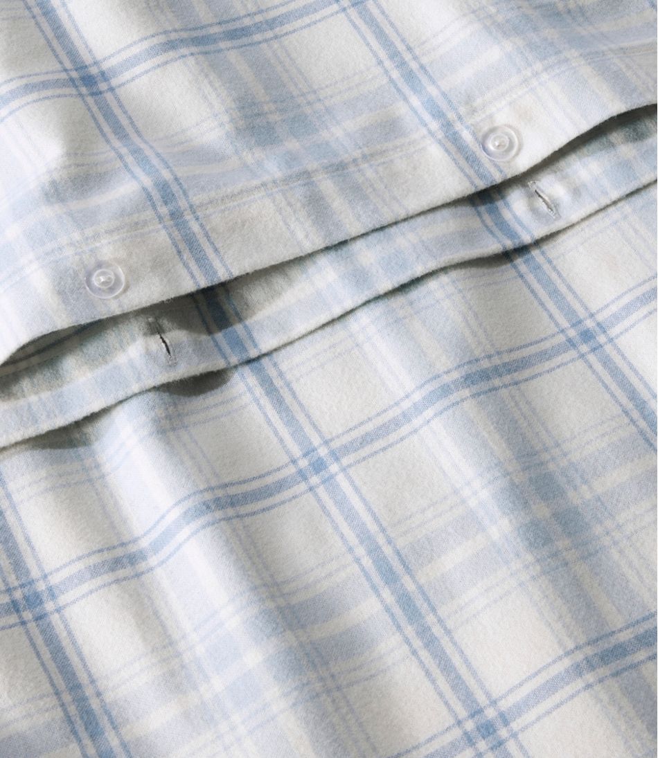 L.L.Bean US | Ultrasoft Comfort Flannel Comforter Cover Collection, Plaid