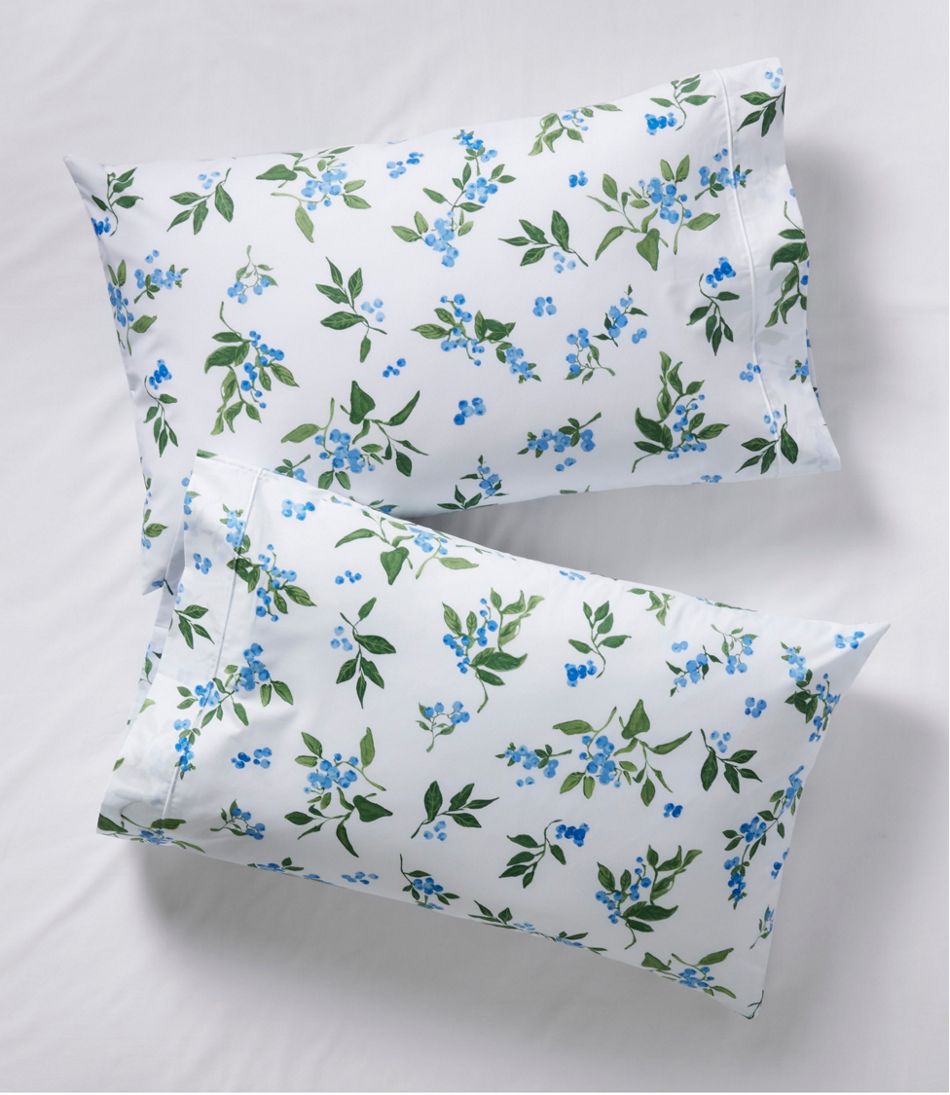L.L.Bean New | Jess Franks Blueberry Print Percale Sheet Set Collection