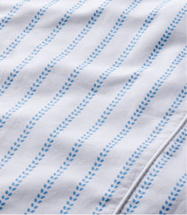 L.L.Bean | Sunwashed Percale Sheet Collection, Stripe Leaf