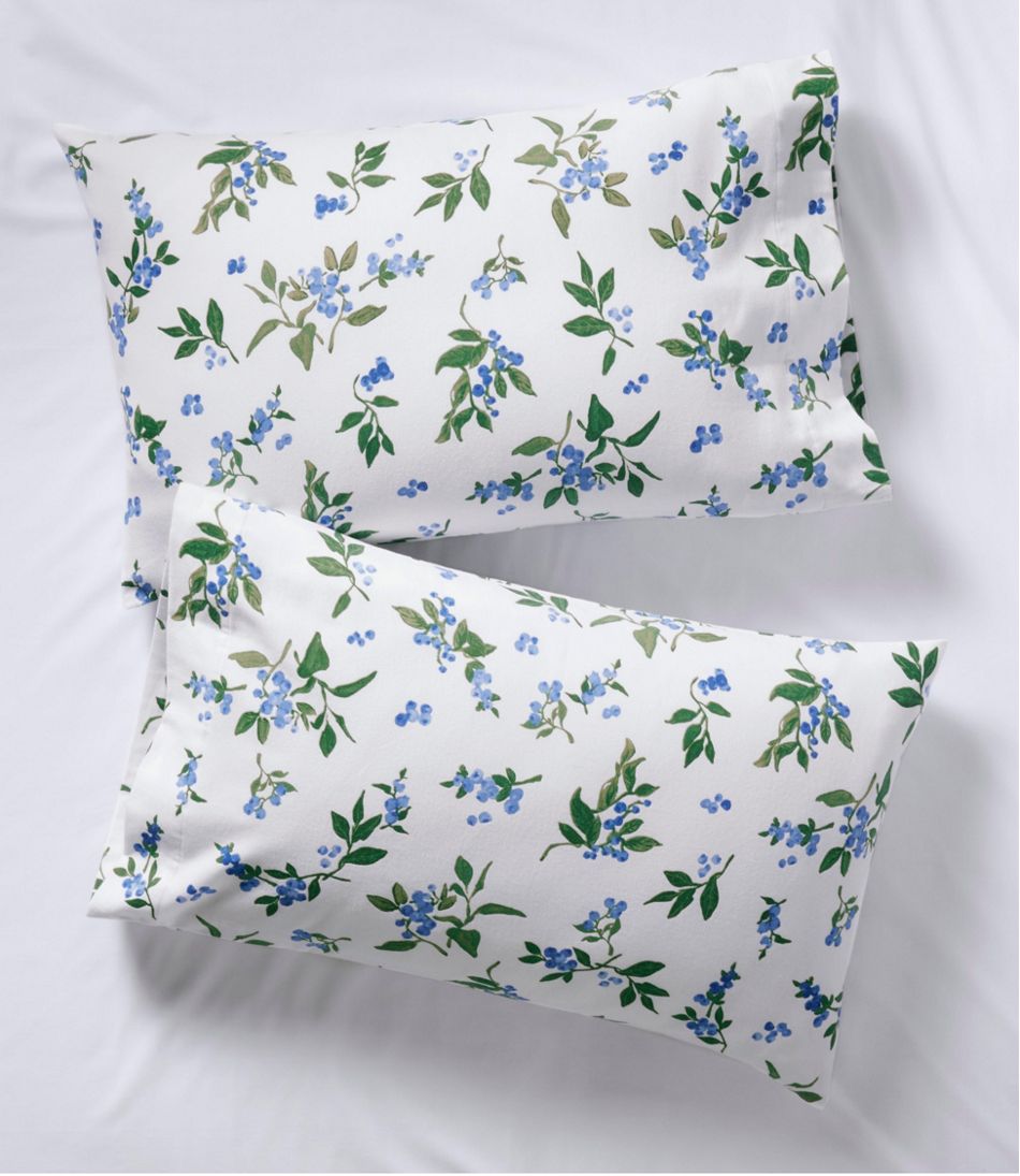 L.L.Bean On Sale | Jess Franks Blueberry Flannel Sheet Collection