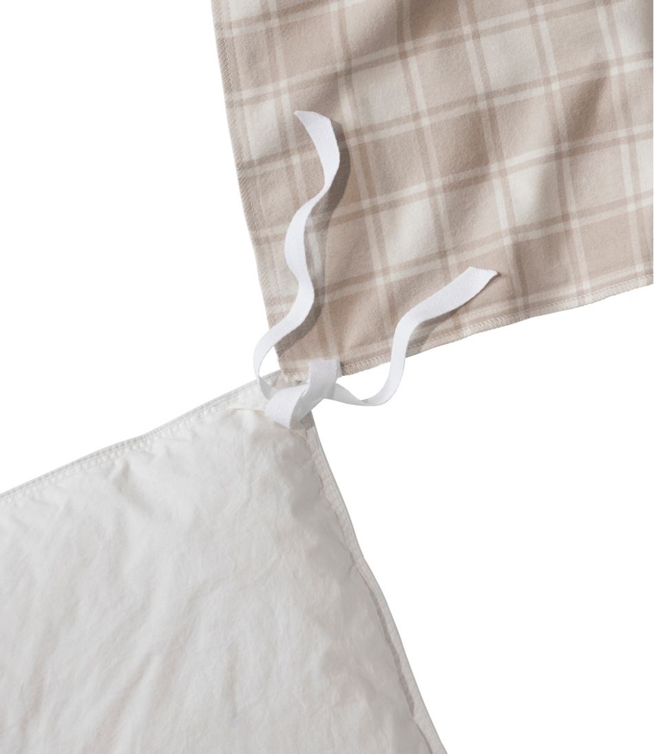 L.L.Bean New | Ultrasoft Comfort Flannel Comforter Cover Collection, Check