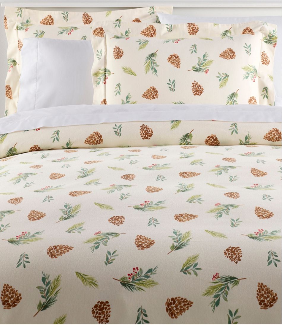 L.L.Bean Online | Evergreen Flannel Comforter Cover Collection