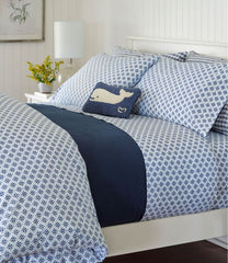 L.L.Bean US | Sunwashed Percale Sheet Collection, Block Floral Print