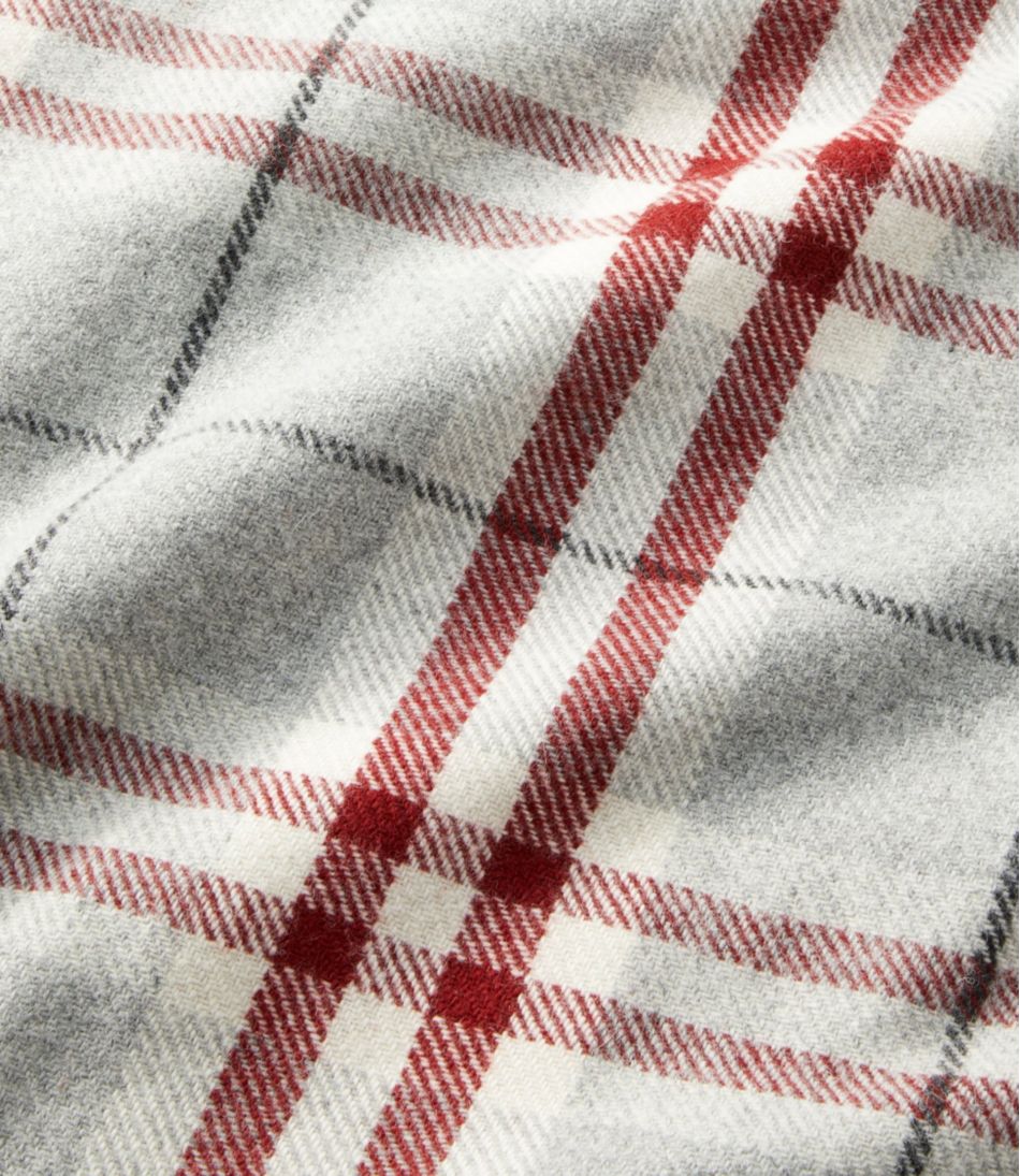 L.L.Bean Outlet | Washable Wool Blanket, Plaid