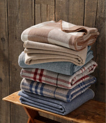 L.L.Bean Outlet | Washable Wool Blanket, Plaid