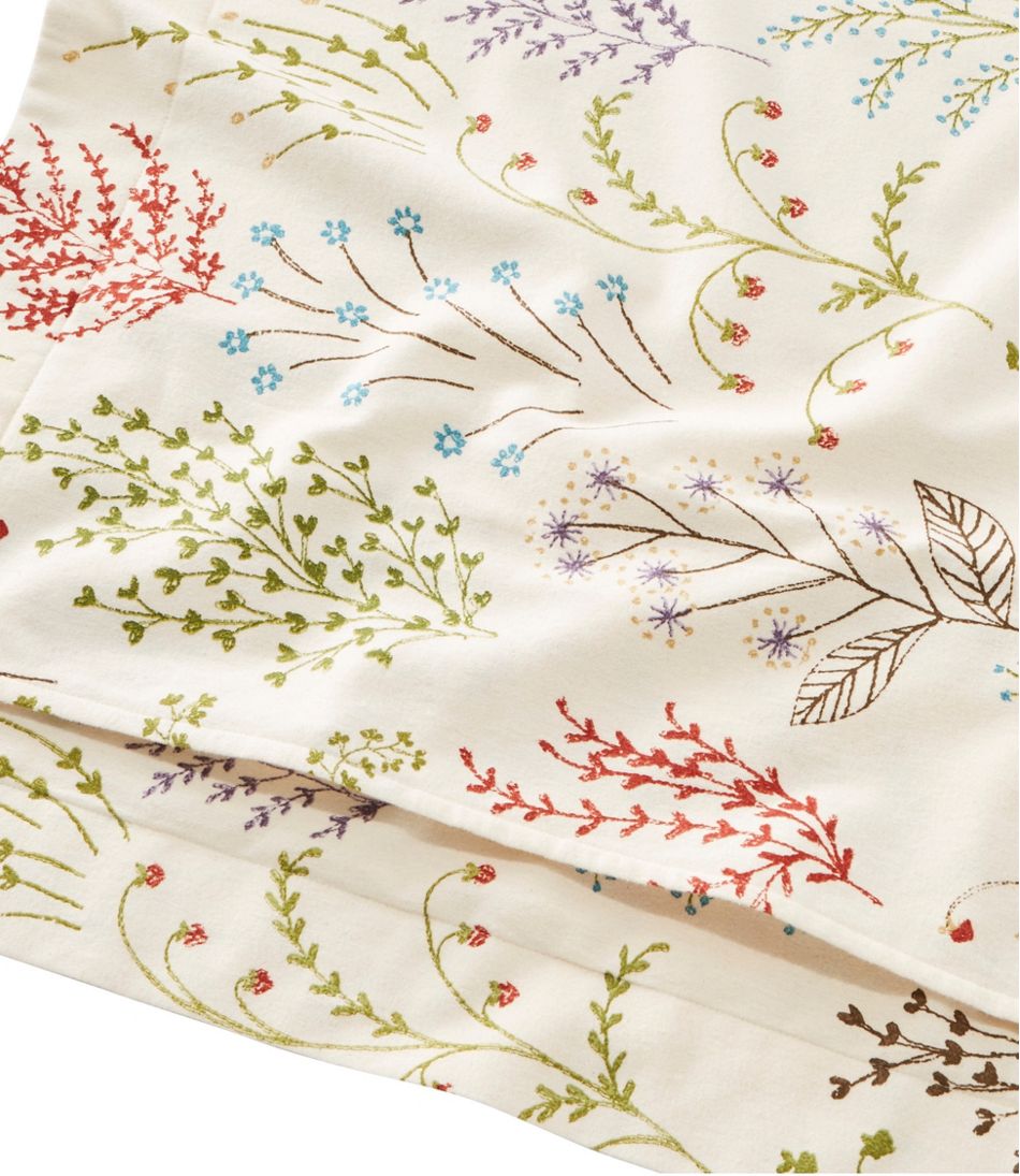 L.L.Bean For Sale | Botanical Floral Flannel Comforter Cover Collection