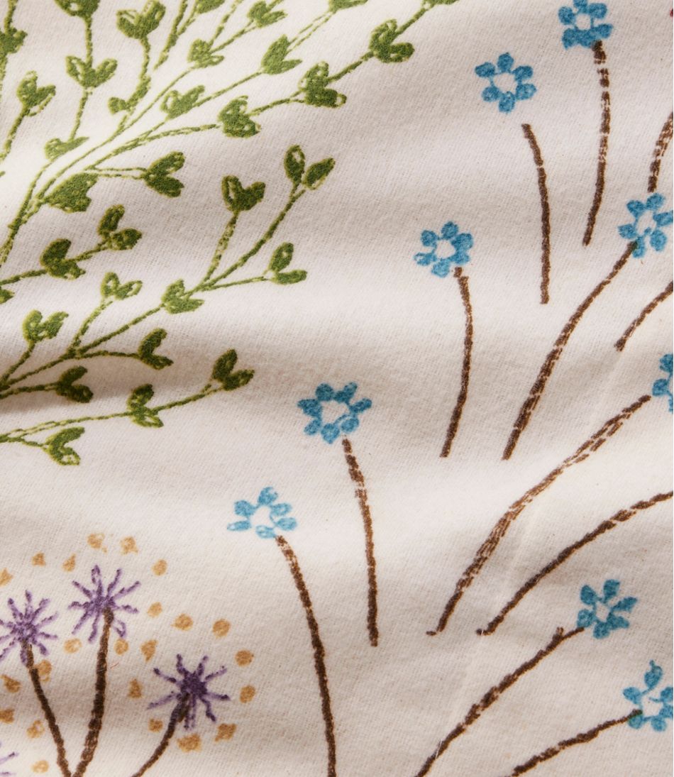 L.L.Bean For Sale | Botanical Floral Flannel Comforter Cover Collection