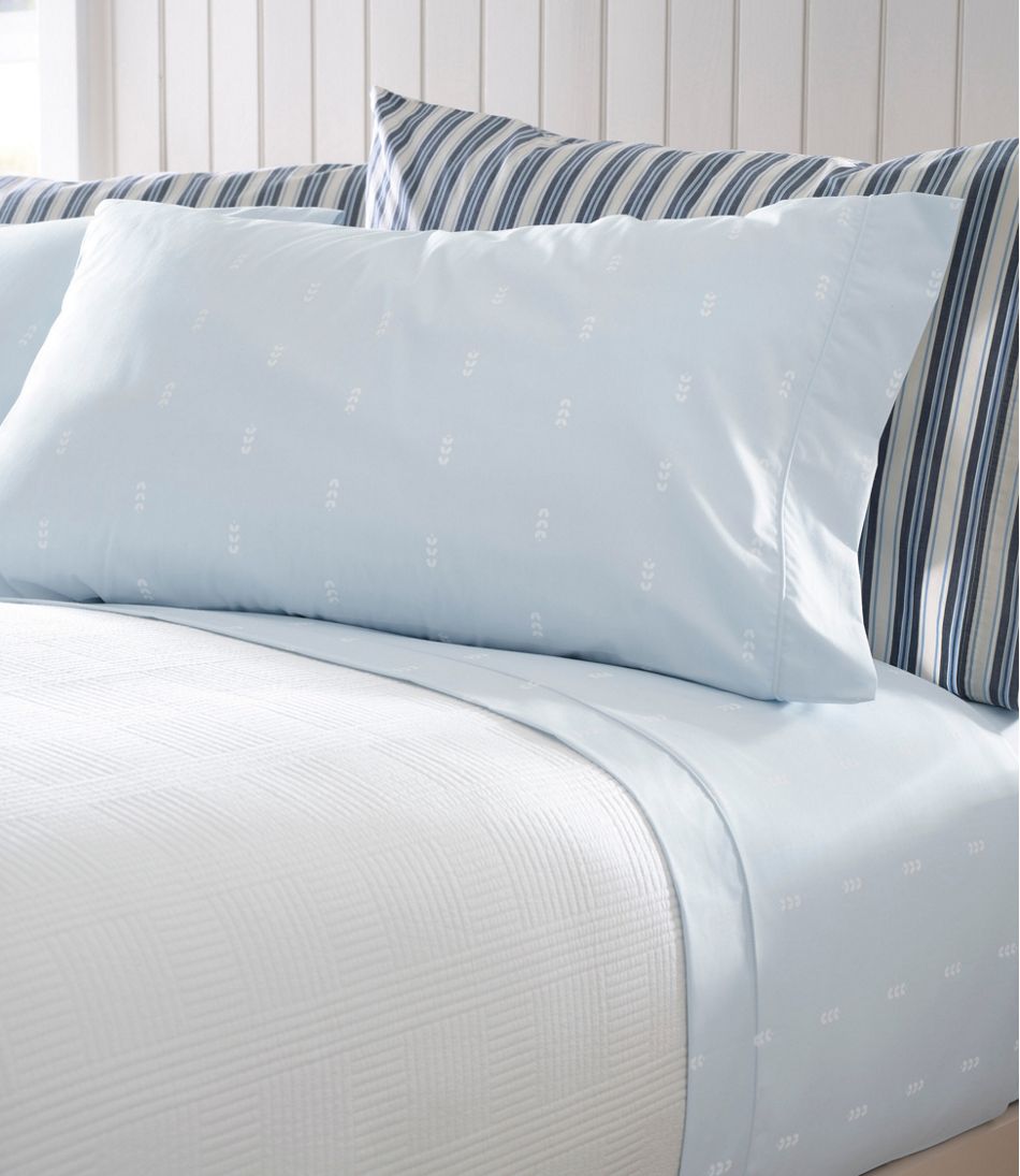 L.L.Bean US | Sunwashed Percale Sheet Collection, Stripe
