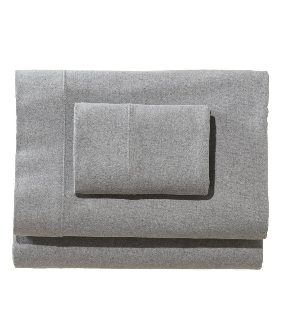 L.L.Bean Discount | Heritage Chamois Flannel Sheet Collection, Heather