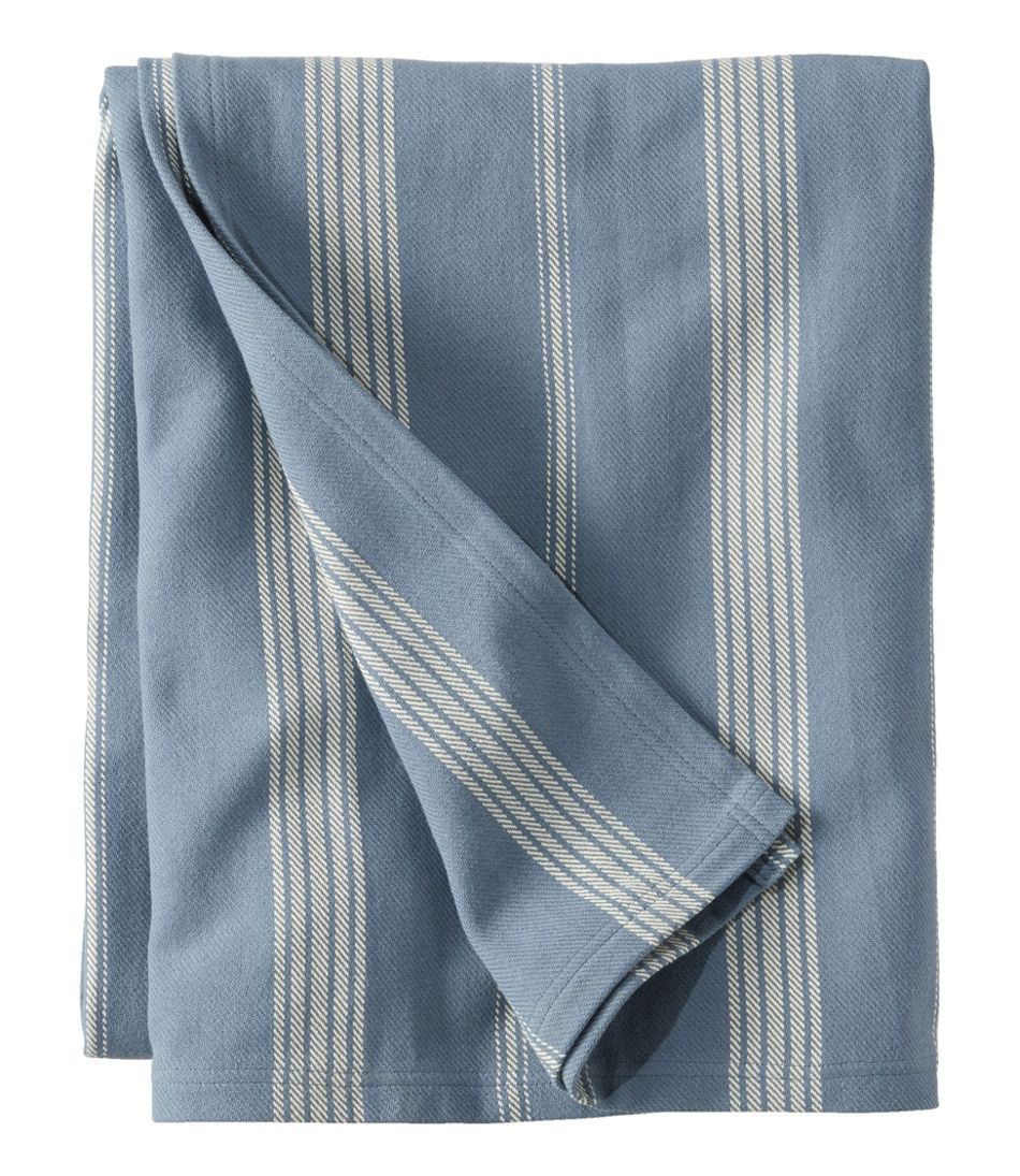 L.L.Bean US | Organic Cotton Blanket, Stripe