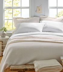L.L.Bean For Sale | Organic Honeycomb Matelassé Coverlet