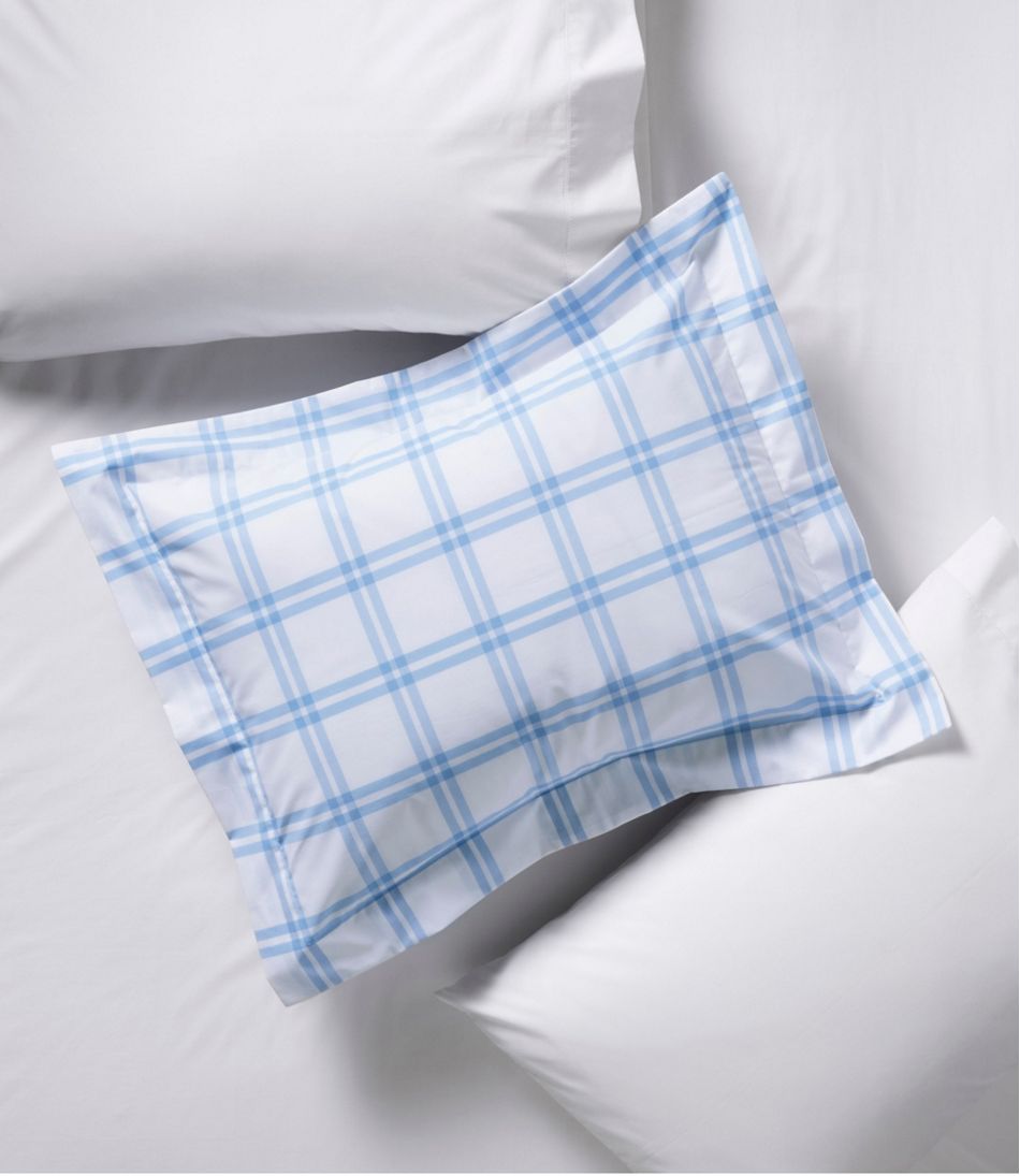L.L.Bean | 280-Thread-Count Pima Cotton Percale Comforter Cover Collection, Windowpane