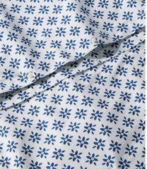 L.L.Bean Outlet | Sunwashed Percale Comforter Cover, Block Floral Print