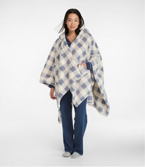 L.L.Bean On Sale | Cozy Sherpa Wearable Throw, Plaid