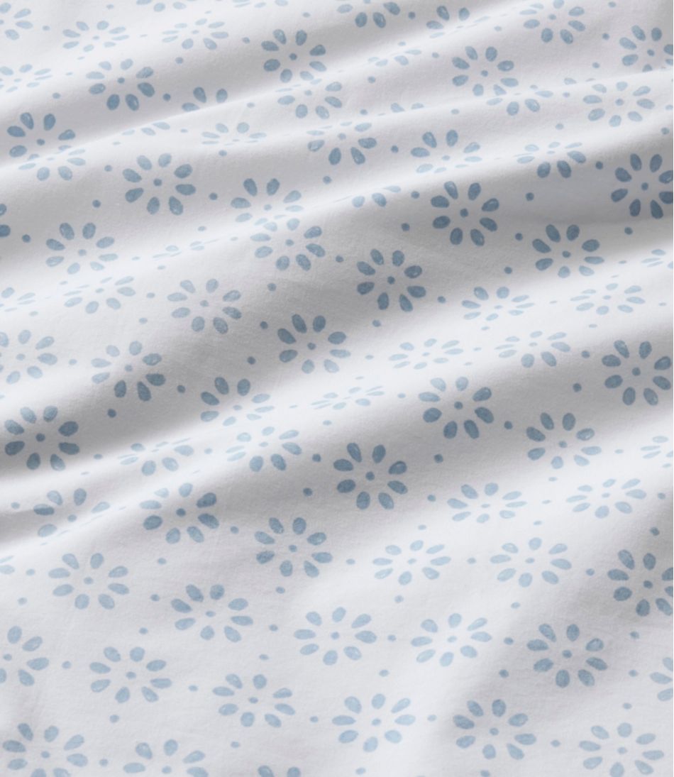 L.L.Bean New | Sunwashed Percale Comforter Cover, Print