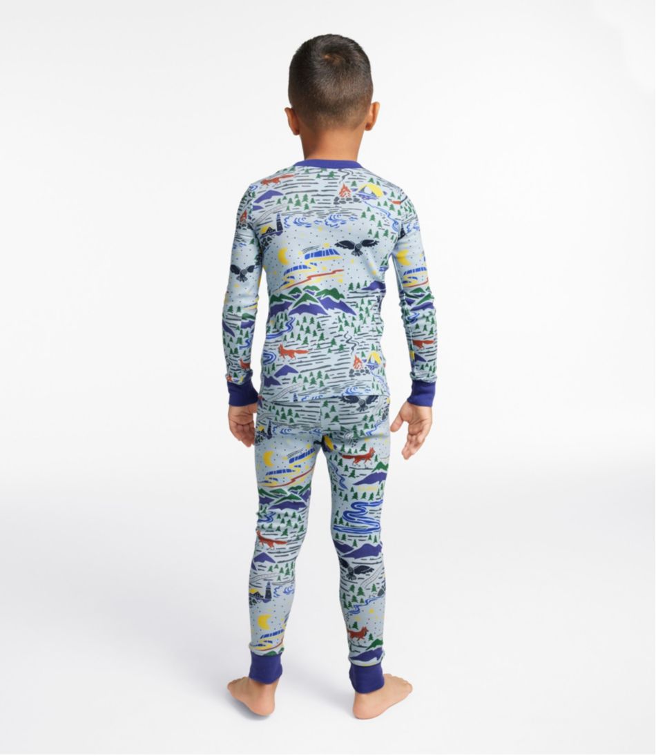 L.L.Bean New | Kids' Organic Cotton Fitted Pajamas