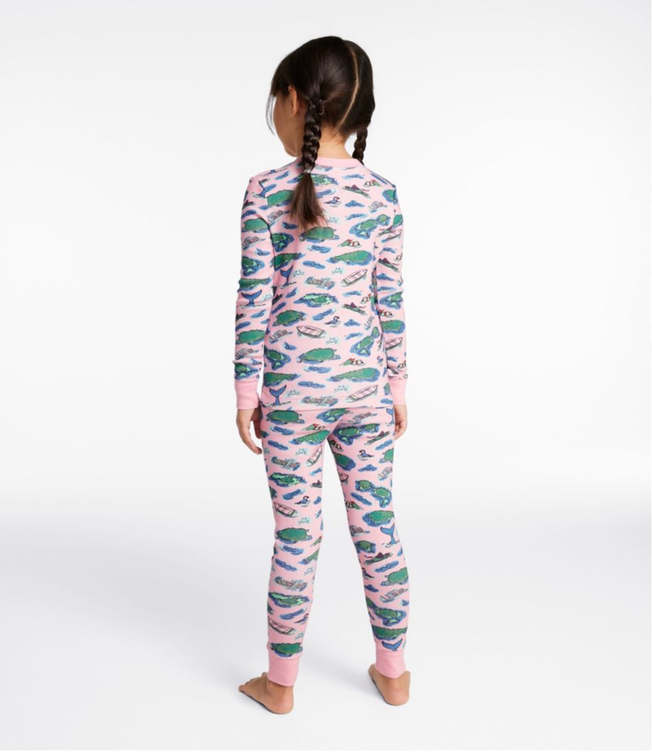 L.L.Bean New | Kids' Organic Cotton Fitted Pajamas