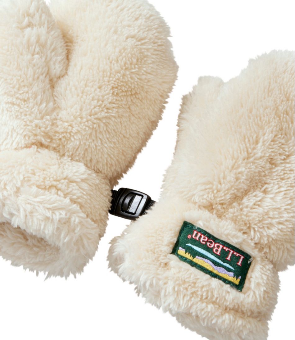L.L.Bean Outlet | Toddlers' Hi-Pile Hat and Mitten Set