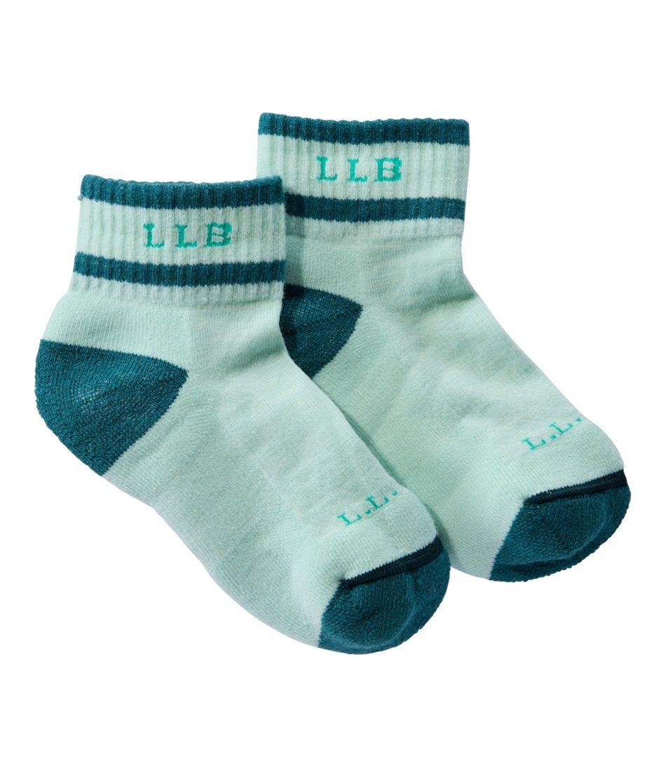 L.L.Bean New | Kids' Katahdin Socks, Quarter-Crew