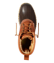 L.L.Bean Online | Men's Bean Boots, 8" Shearling-Lined Insulated