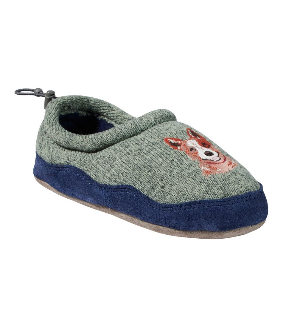 L.L.Bean US | Kids' Sweater Fleece Slippers, Motif
