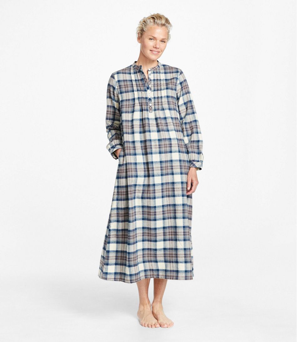 L.L.Bean Outlet | Women's Scotch Plaid Flannel Nightgown