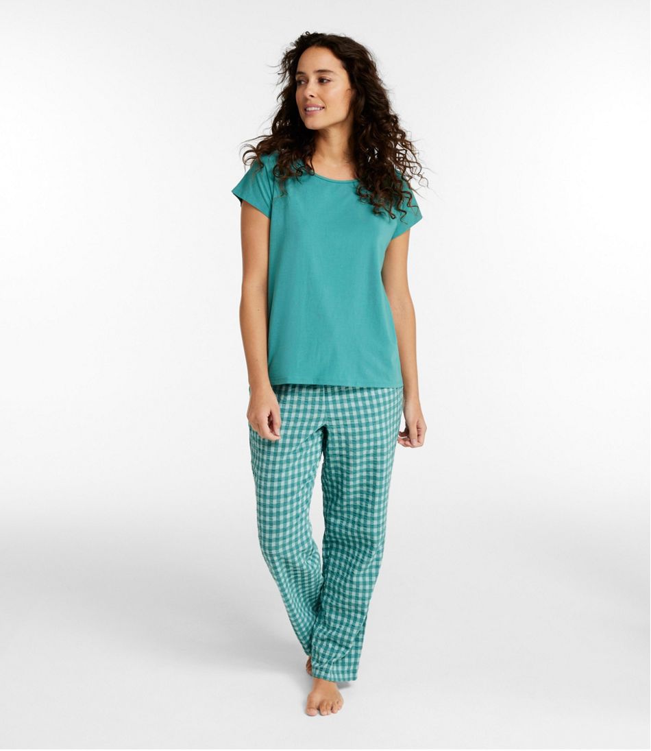 L.L.Bean Online | Women's Bean's Seacoast Seersucker Pajama Pant Set
