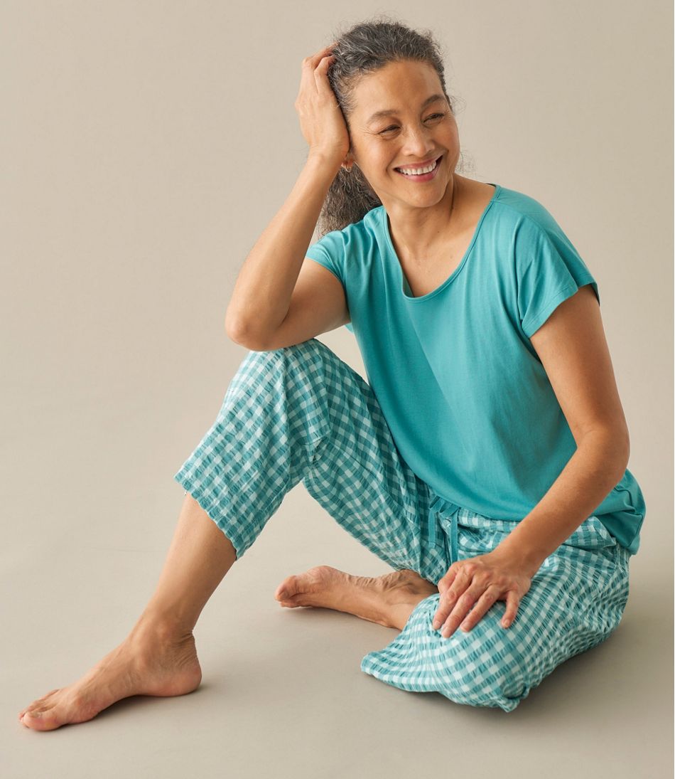 L.L.Bean Online | Women's Bean's Seacoast Seersucker Pajama Pant Set