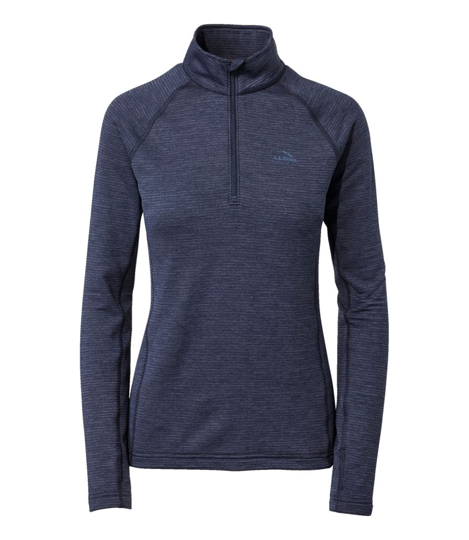 L.L.Bean For Sale | Women's Midweight Base Layer Crew Top, 1/4 Zip