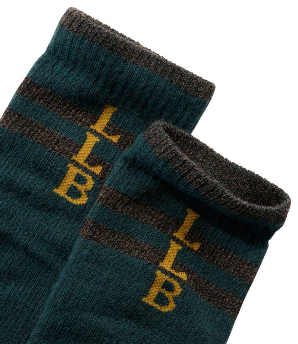 L.L.Bean For Sale | Adults' Katahdin Over the Calf Hiker Socks, Mountain Stripe