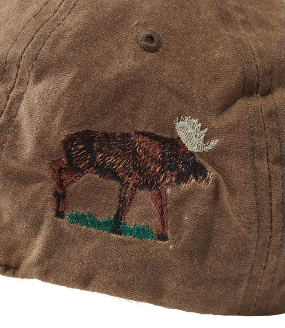 L.L.Bean On Sale | Adults' MIF&W Waxcloth Hat, Moose
