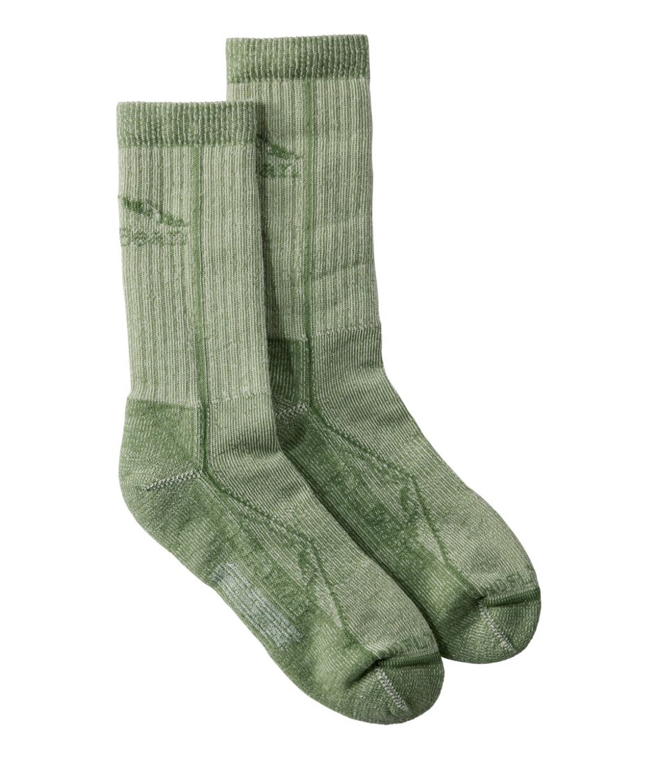 L.L.Bean US | Adults' Cresta Wool No Fly Zone Lightweight Hiking Socks, Crew