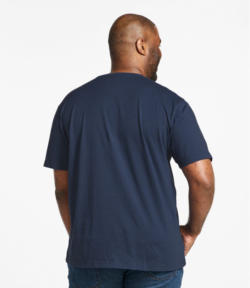 L.L.Bean US | Men's Carefree Unshrinkable Tee, Traditional Fit Short-Sleeve