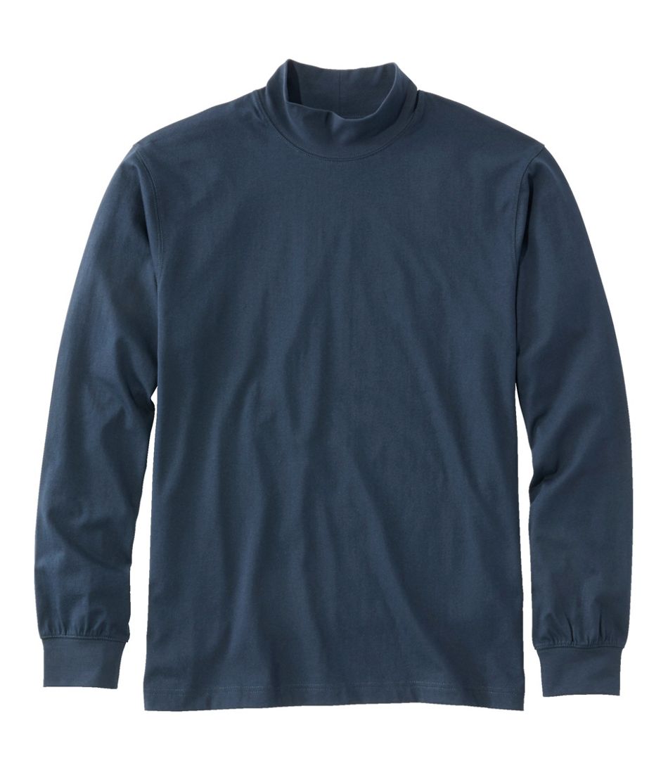 L.L.Bean Discount | Men's Carefree Unshrinkable Mockneck Shirt