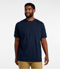 L.L.Bean Outlet | Men's Carefree Unshrinkable Tee with Pocket, Traditional Fit