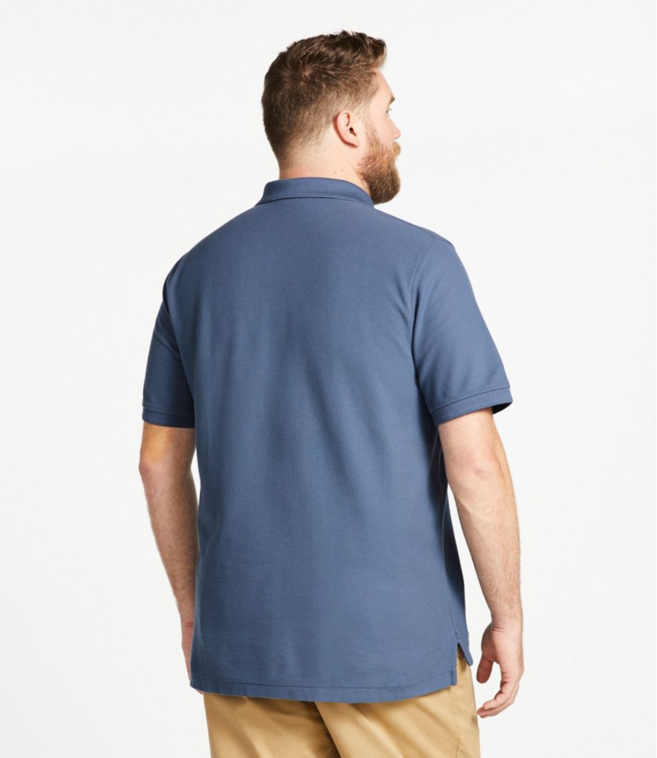 L.L.Bean New | Men's Premium Double L® Polo Banded, Short-Sleeve Without Pocket