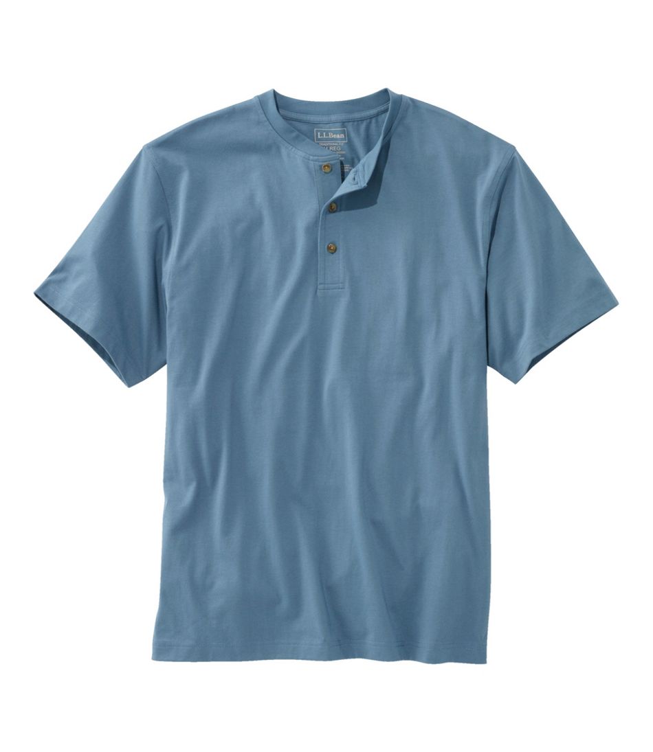 L.L.Bean US | Men's Carefree Unshrinkable Tee, Traditional Fit, Henley