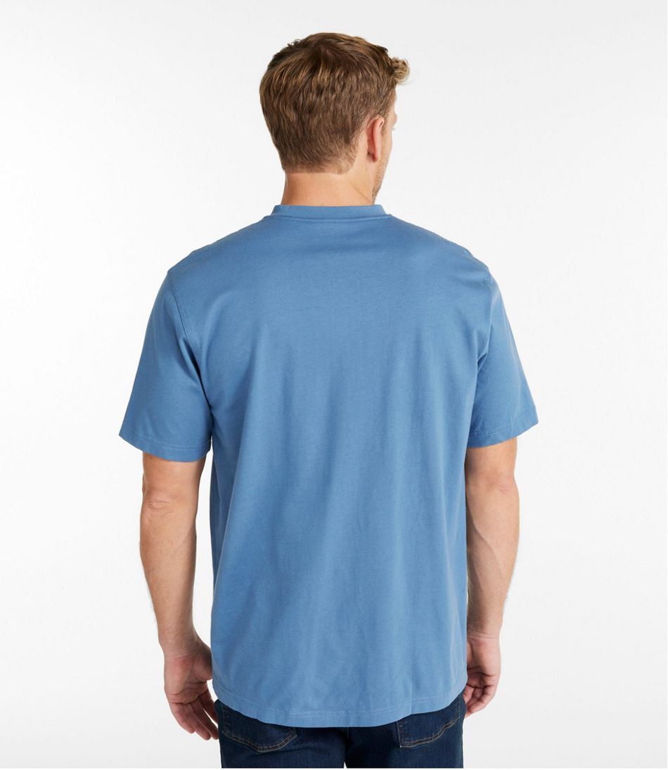 L.L.Bean US | Men's Carefree Unshrinkable Tee, Traditional Fit, Henley