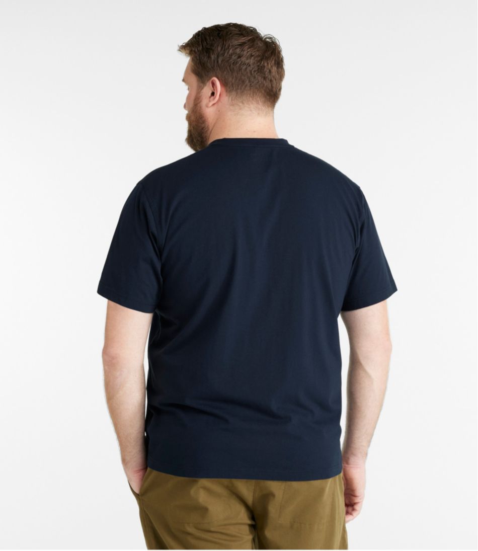 L.L.Bean US | Men's Carefree Unshrinkable Tee, Traditional Fit, Henley